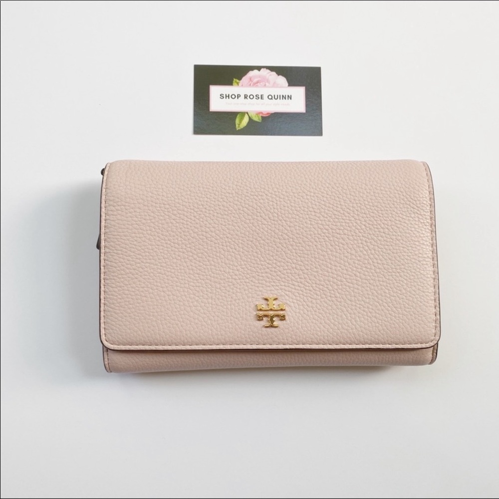 NWT TORY BURCH Pink Carter Chain Wallet Crossbody! - Picture 5 of 5